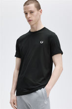 Indlæs billede til gallerivisning Fred Perry M3519 Ringer T-Shirt Black - Supermen.dk
