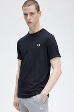 Indlæs billede til gallerivisning Fred Perry M3519 Ringer T-Shirt Navy - Supermen.dk
