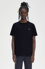 Indlæs billede til gallerivisning Fred Perry M3519 Ringer T-Shirt Navy/Honey - Supermen.dk
