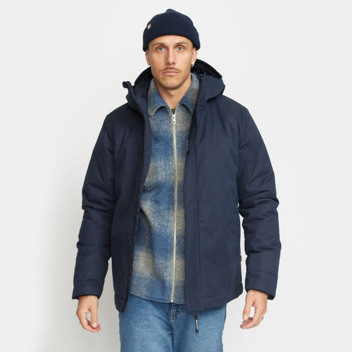 Revolution Padded City Jacket Navy - Supermen.dk